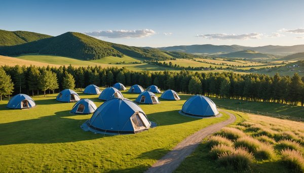 Où trouver un camping 4 étoiles en Auvergne avec une salle de fitness ou une zone dédiée au sport ?