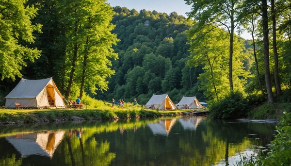 Le meilleur camping familial en bord de rivière en corrèze