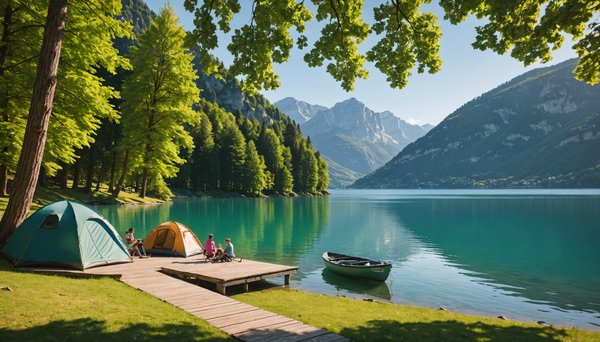 Camping idéal : un camping familial au bord du lac d'annecy